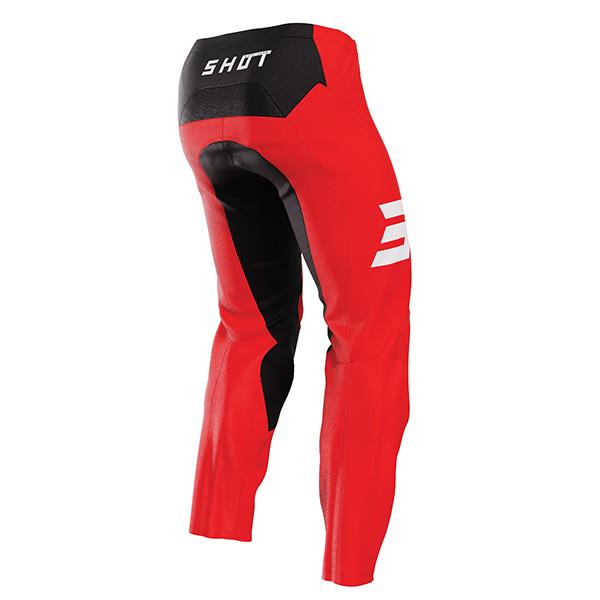 Pantaloni Motocross Shot Raw Escape Rosso