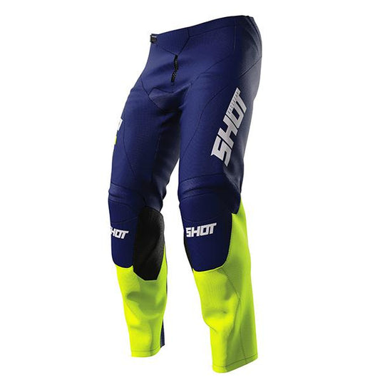 Pantaloni Motocross Bambino Shot Draw Reflex Blu