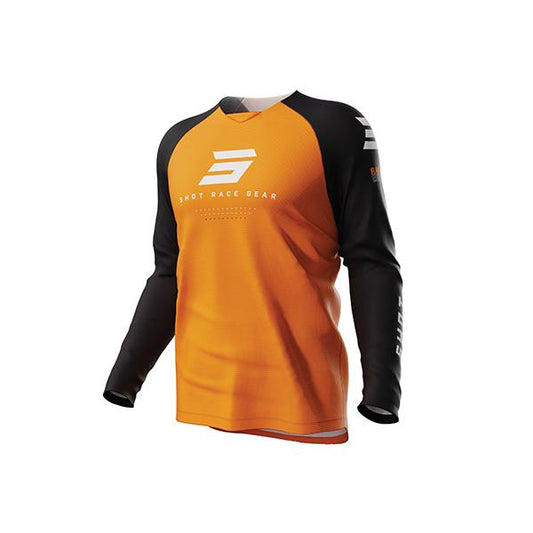 Maglia Motocross Bambino Shot Raw Escape Arancio