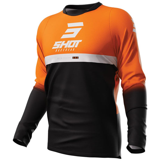 Maglia Motocross Shot Devo Reflex Arancio